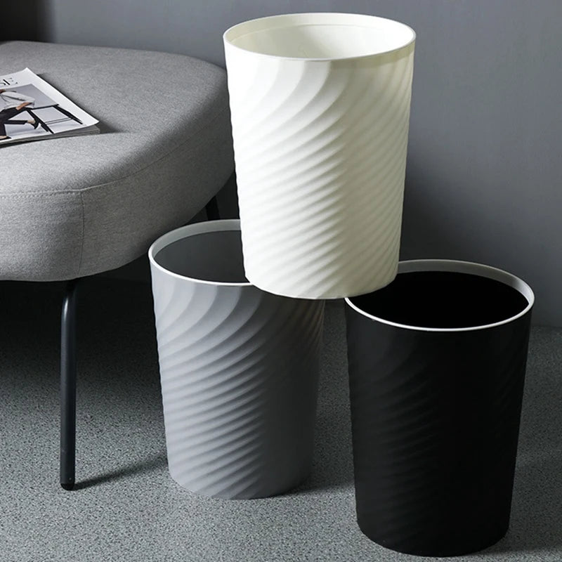 3Pcs Bathroom Trash Can Set