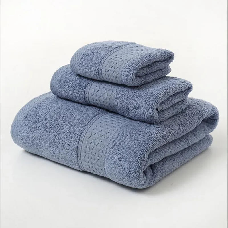 4 pc Thick Cotton Super Absorbent Bath Towel Campus Crate