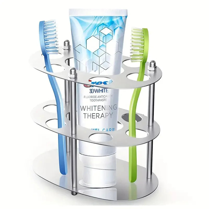 1pc Stainless Steel Toothbrush Holder