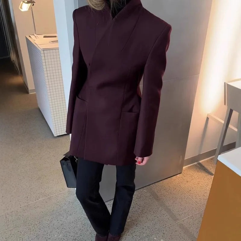 Elegant Luxe Women’s Designer Blazer Dress