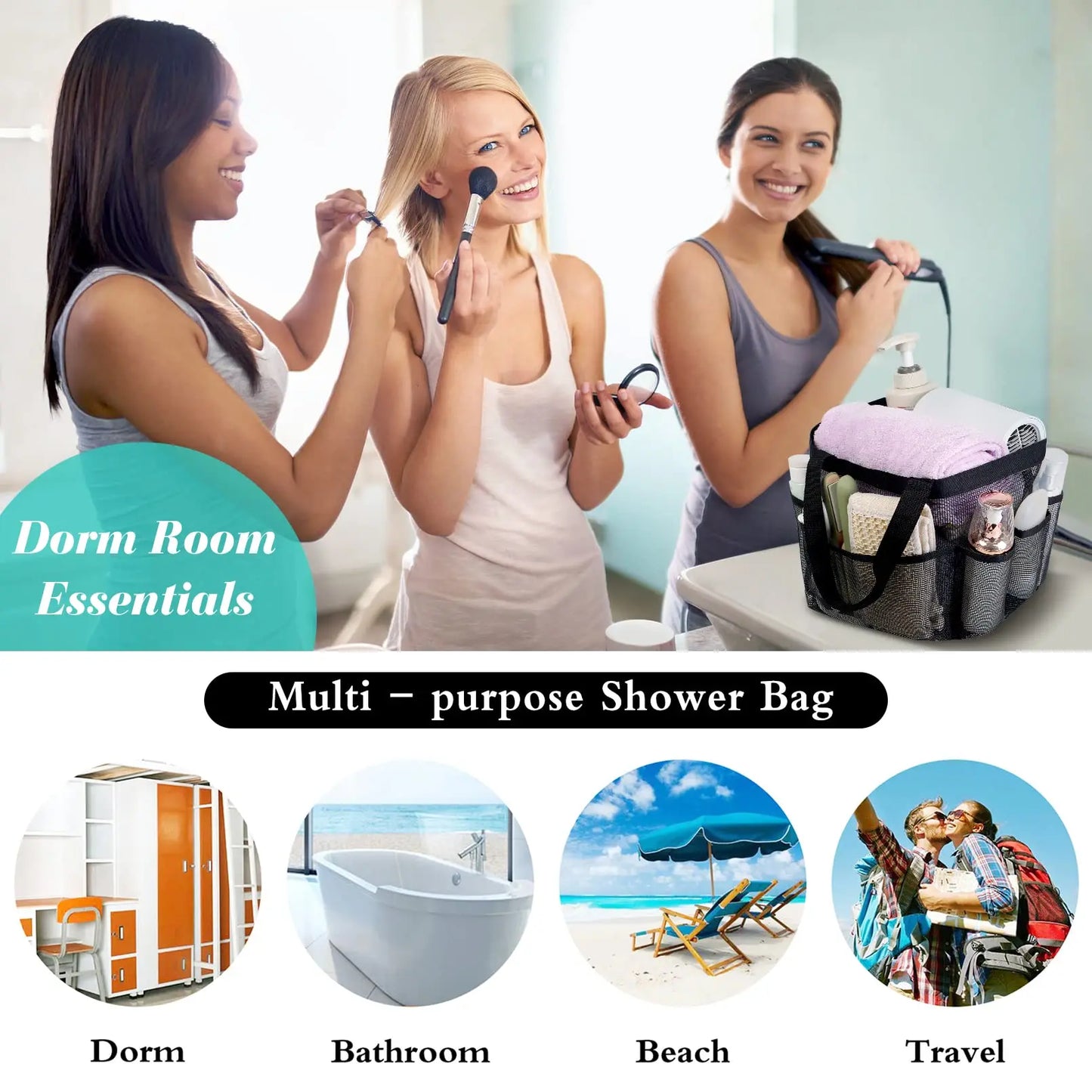 Large Shower Caddy Basket